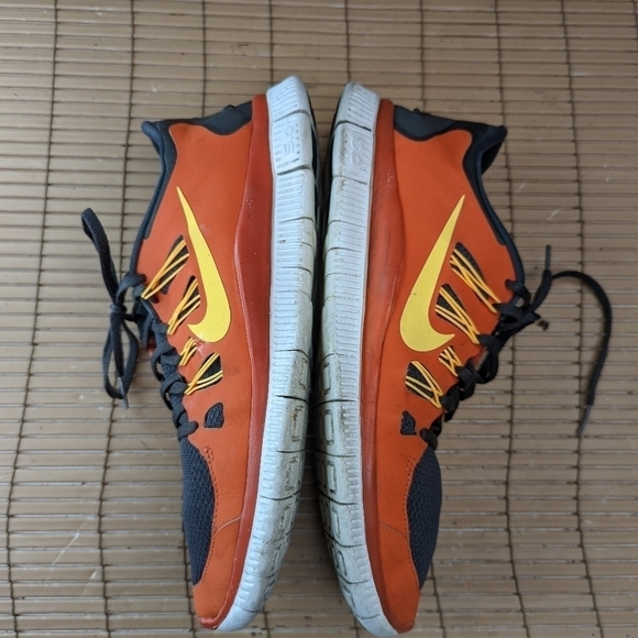 Nike Free 5.0 Men's Running Shoes Very Rare Orange/ Black 579959-088 Size 11.5. - Picture 5 of 11